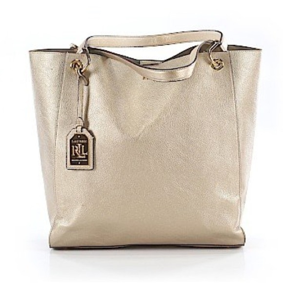 Lauren Ralph Lauren Handbags - RLL Gold Tote